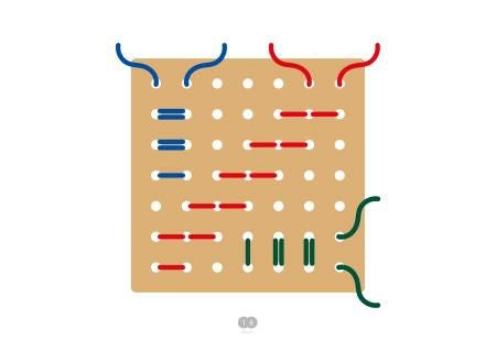 ひもとおし問題集7×7 | 幼児教材オンラインストア｜MONOKO